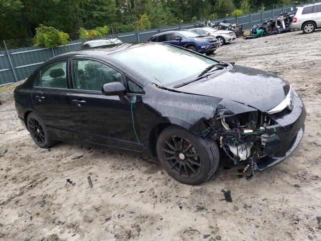 2HGFA1F57BH521653 - 2011 HONDA CIVIC LX BLACK photo 4