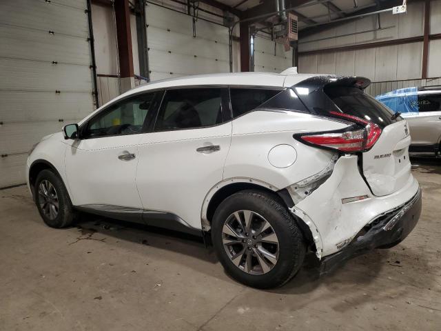 5N1AZ2MH5JN201690 - 2018 NISSAN MURANO S WHITE photo 2