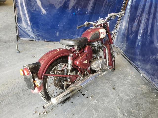 ME3FSV276CC521473 - 2012 ROYAL ENFIELD MOTORS BULLET BURGUNDY photo 4