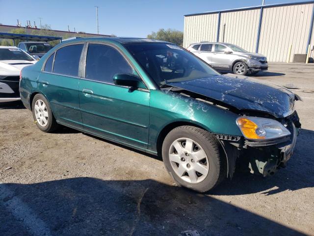 1HGES25752L035220 - 2002 HONDA CIVIC EX GREEN photo 4