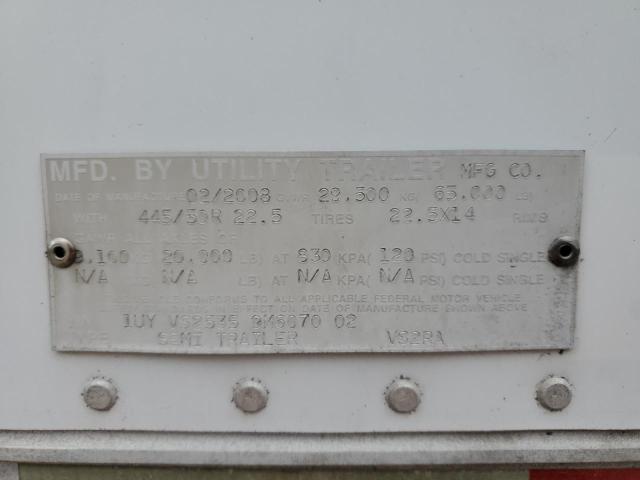 1UYVS25359M607002 - 2009 UTILITY TRAILER WHITE photo 10