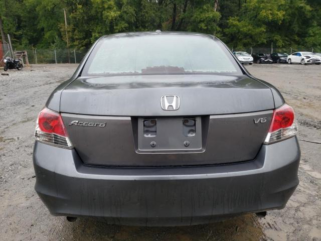 1HGCP36838A020600 - 2008 HONDA ACCORD EXL GRAY photo 6