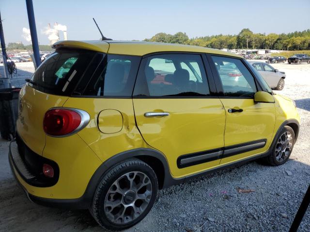 ZFBCFADH0EZ023432 - 2014 FIAT 500L TREKKING YELLOW photo 3