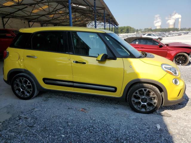 ZFBCFADH0EZ023432 - 2014 FIAT 500L TREKKING YELLOW photo 4