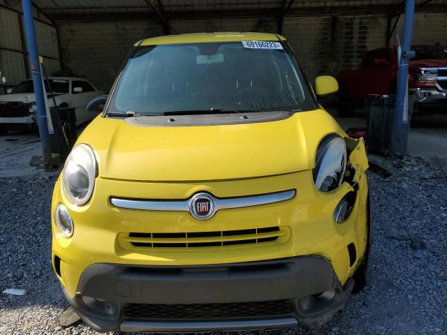 ZFBCFADH0EZ023432 - 2014 FIAT 500L TREKKING YELLOW photo 5