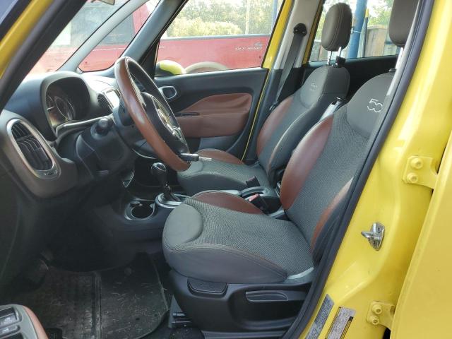 ZFBCFADH0EZ023432 - 2014 FIAT 500L TREKKING YELLOW photo 7