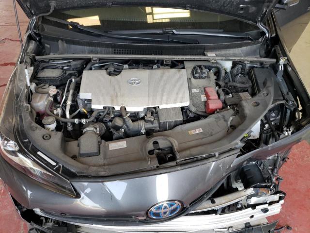 JTDL9MFU7N3031613 - 2022 TOYOTA PRIUS LE GRAY photo 12