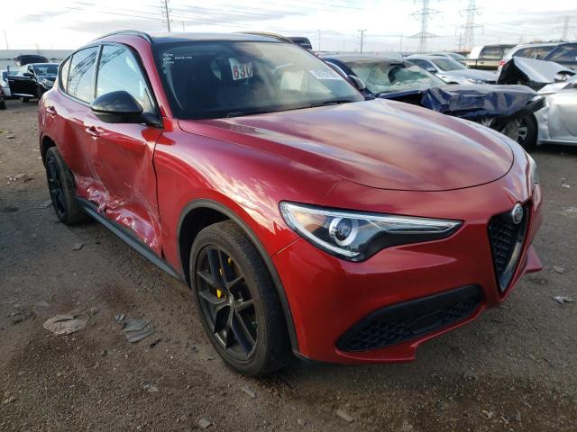 ZASPAKBN2K7C50714 - 2019 ALFA ROMEO STELVIO TI BURGUNDY photo 4