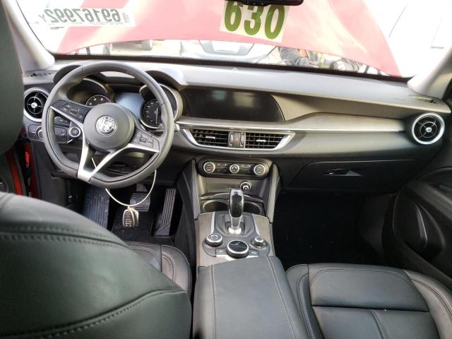 ZASPAKBN2K7C50714 - 2019 ALFA ROMEO STELVIO TI BURGUNDY photo 8