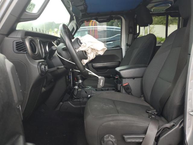 1C4HJXDG0LW144486 - 2020 JEEP WRANGLER U SPORT Gümüş fotoğraf 7