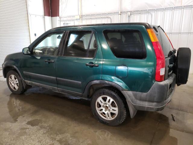 JHLRD78812C085921 - 2002 HONDA CR-V EX GREEN photo 2