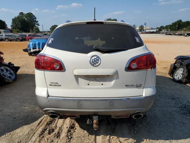 5GALRCED6AJ148912 - 2010 BUICK ENCLAVE CXL WHITE photo 6