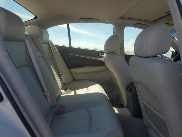 JN1CV6AP9DM721061 - 2013 INFINITI G37 BASE WHITE photo 10