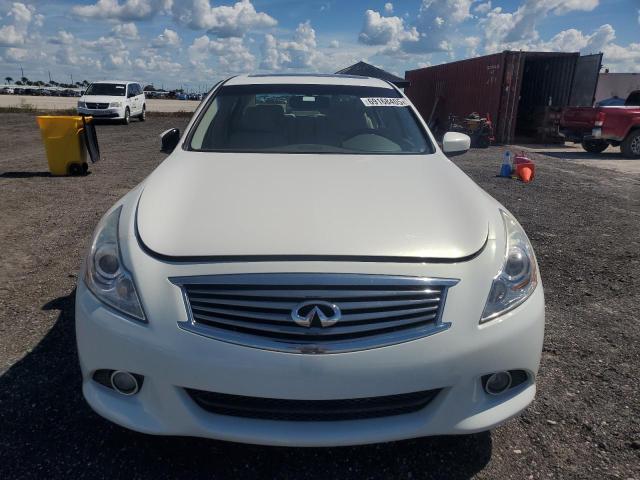 JN1CV6AP9DM721061 - 2013 INFINITI G37 BASE WHITE photo 5