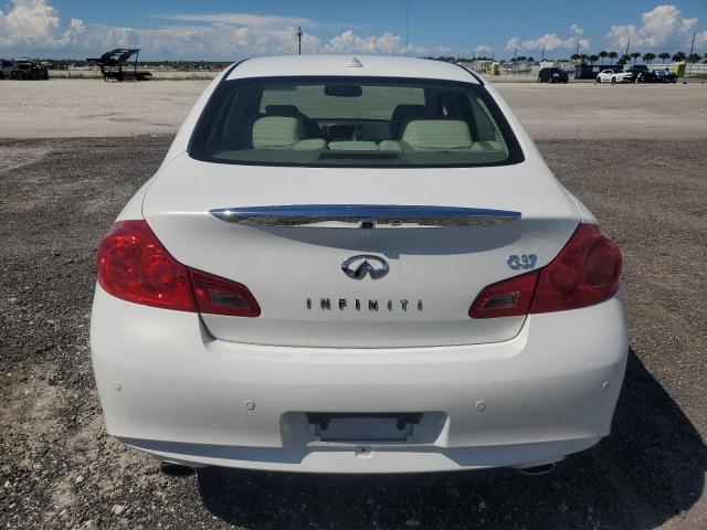 JN1CV6AP9DM721061 - 2013 INFINITI G37 BASE WHITE photo 6