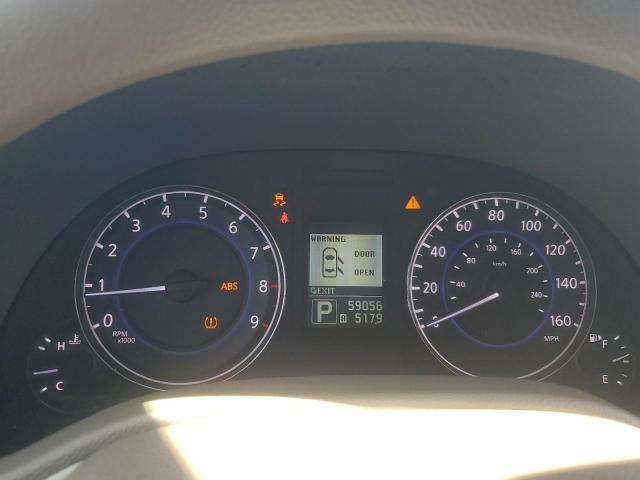 JN1CV6AP9DM721061 - 2013 INFINITI G37 BASE WHITE photo 9