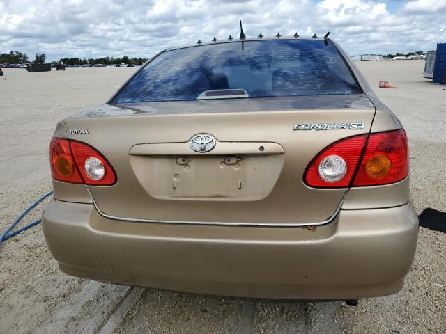 1NXBR32E13Z110105 - 2003 TOYOTA COROLLA CE BEIGE photo 6