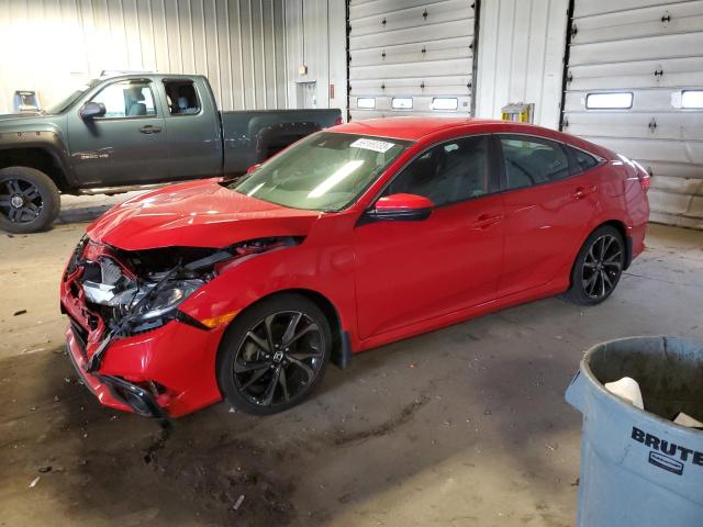 2HGFC2F80LH533543 - 2020 HONDA CIVIC SPORT წითელი ფოტო 1