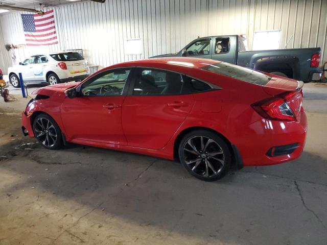 2HGFC2F80LH533543 - 2020 HONDA CIVIC SPORT წითელი ფოტო 2