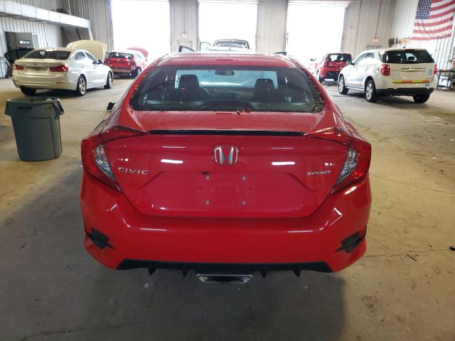 2HGFC2F80LH533543 - 2020 HONDA CIVIC SPORT წითელი ფოტო 6