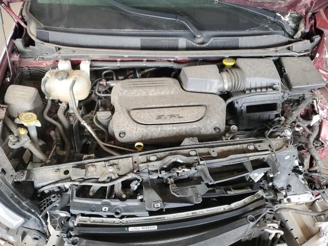 2C4RC1BG0MR539809 - 2021 CHRYSLER PACIFICA TOURING L ბურგუნდია ფოტო 12