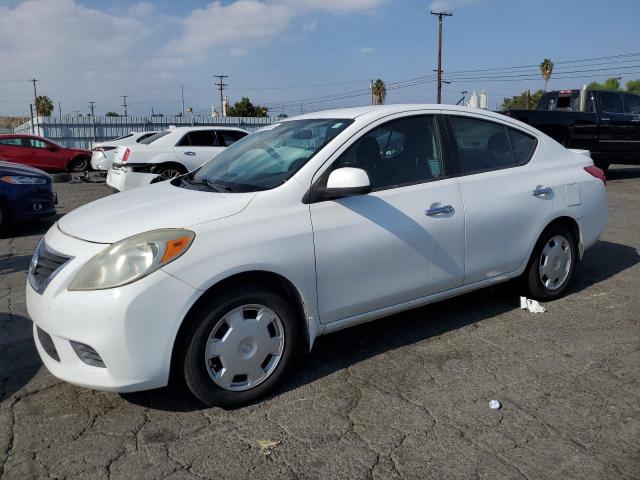 3N1CN7AP8DL834225 - 2013 NISSAN VERSA S WHITE photo 1