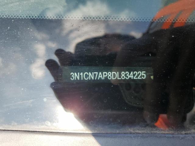 3N1CN7AP8DL834225 - 2013 NISSAN VERSA S WHITE photo 12