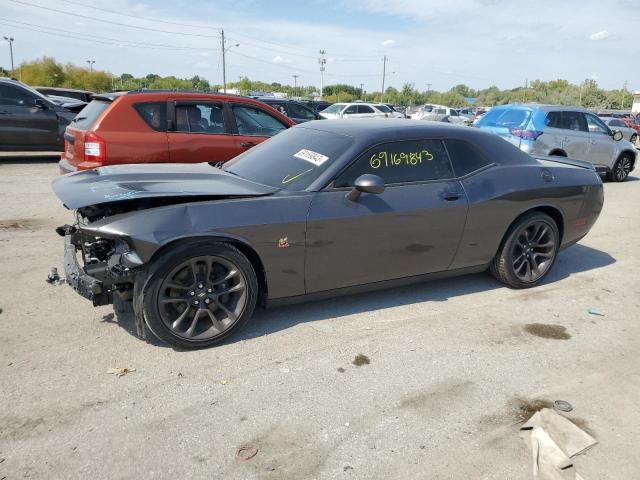 2C3CDZFJ3NH207303 - 2022 DODGE CHALLENGER R/T SCAT PACK GRAY photo 1