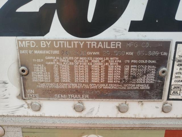 1UYVS2531CU390054 - 2012 UTILITY VS2RA Սպիտակ լուսանկար 10