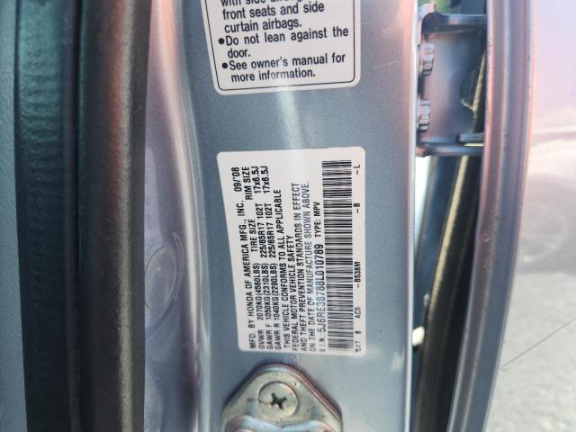 5J6RE38788L010789 - 2008 HONDA CR-V EXL BLUE photo 13