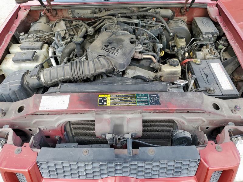 1FMZU67K44UB71320 - 2004 FORD EXPLORER S RED photo 11