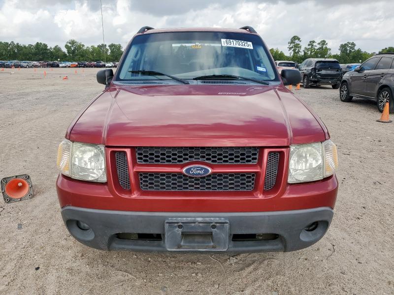 1FMZU67K44UB71320 - 2004 FORD EXPLORER S RED photo 5