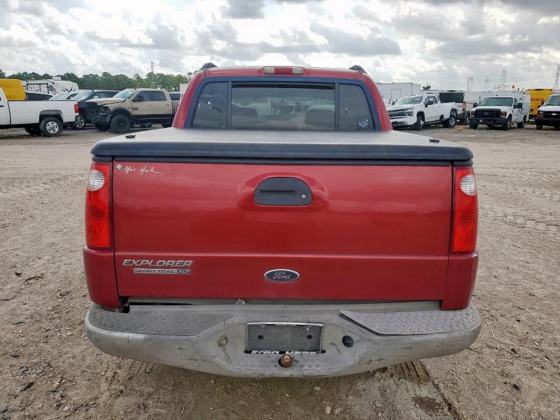 1FMZU67K44UB71320 - 2004 FORD EXPLORER S RED photo 6