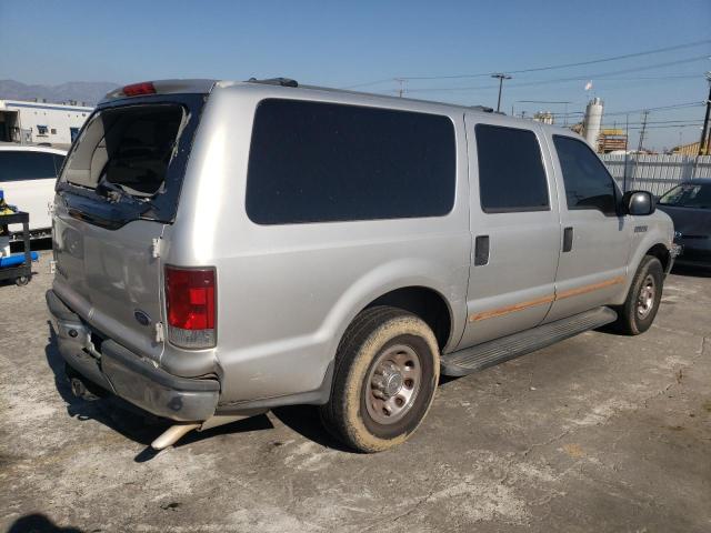 1FMNU40L04EA37551 - 2004 FORD EXCURSION XLT GRAY photo 3