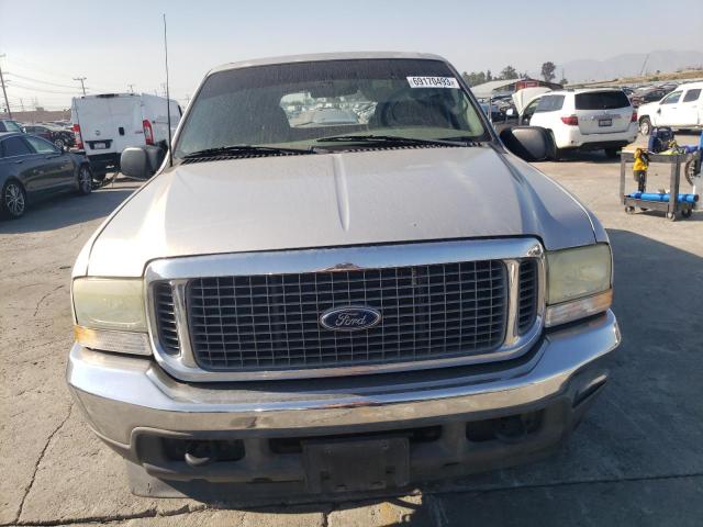 1FMNU40L04EA37551 - 2004 FORD EXCURSION XLT GRAY photo 5