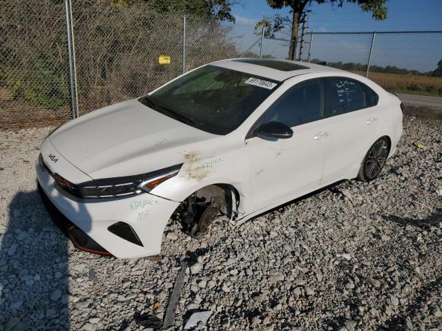 3KPF44AC5NE447467 - 2022 KIA FORTE GT WHITE photo 1