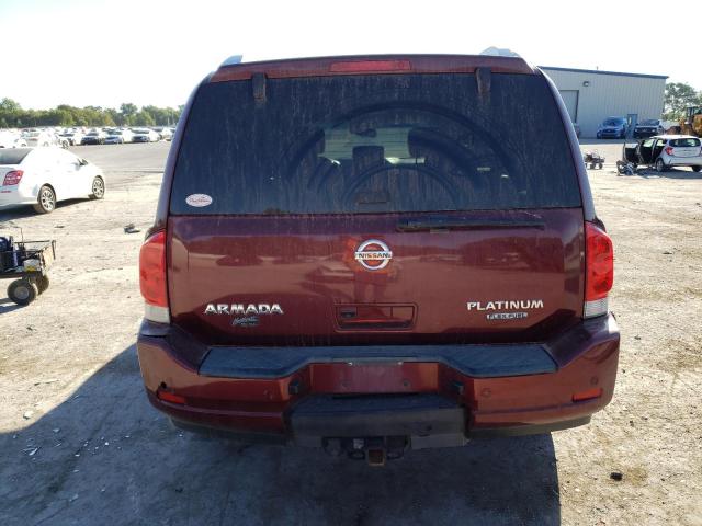 5N1BA0ND1BN621945 - 2011 NISSAN ARMADA SV BURGUNDY photo 6