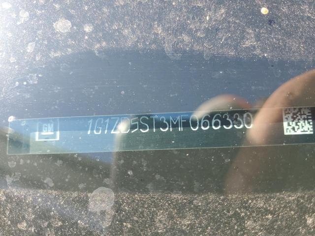 1G1ZD5ST3MF066330 - 2021 CHEV MALIBU LT SILVER photo 12