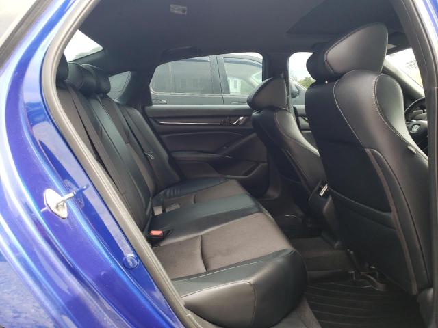 1HGCV2F33JA020770 - 2018 HONDA ACCORD SPORT BLUE photo 10