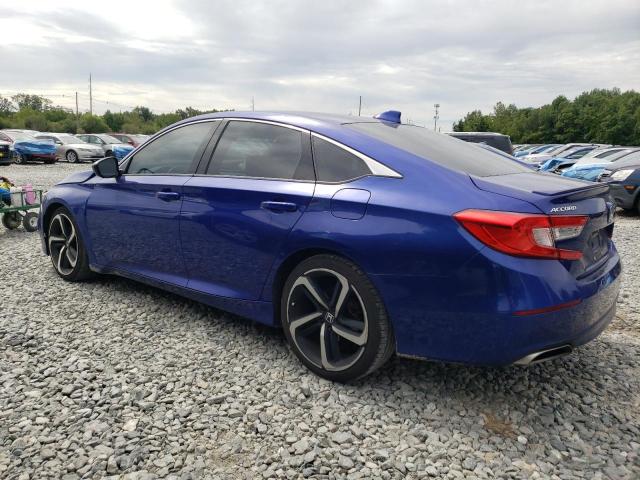 1HGCV2F33JA020770 - 2018 HONDA ACCORD SPORT BLUE photo 2