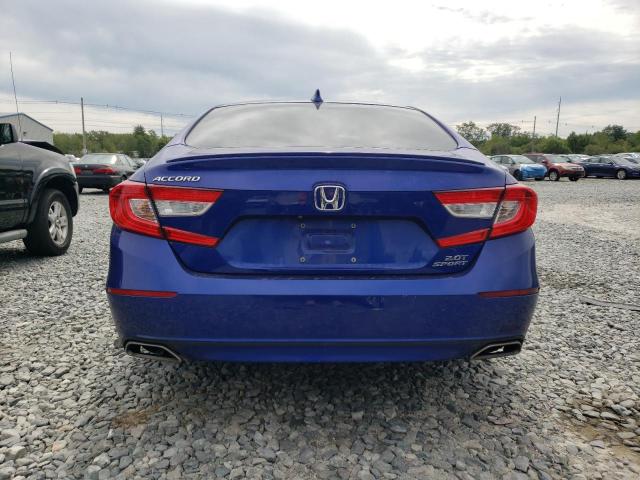 1HGCV2F33JA020770 - 2018 HONDA ACCORD SPORT BLUE photo 6