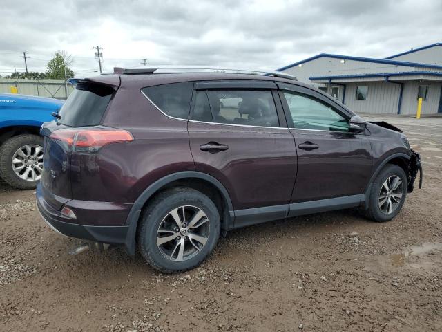 2T3RFREV5GW524782 - 2016 TOYOTA RAV4 XLE BURGUNDY photo 3