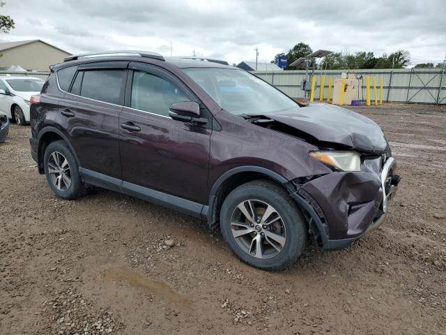 2T3RFREV5GW524782 - 2016 TOYOTA RAV4 XLE BURGUNDY photo 4