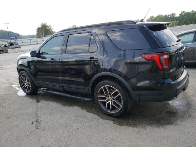 1FM5K8GT1JGC24980 - 2018 FORD EXPLORER SPORT BLACK photo 2