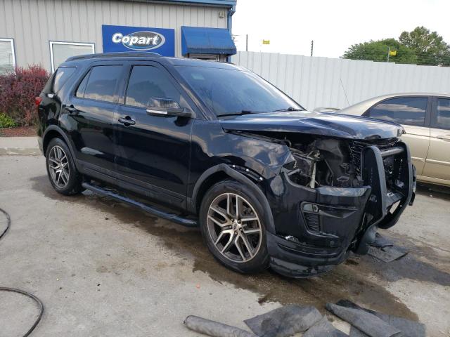 1FM5K8GT1JGC24980 - 2018 FORD EXPLORER SPORT BLACK photo 4