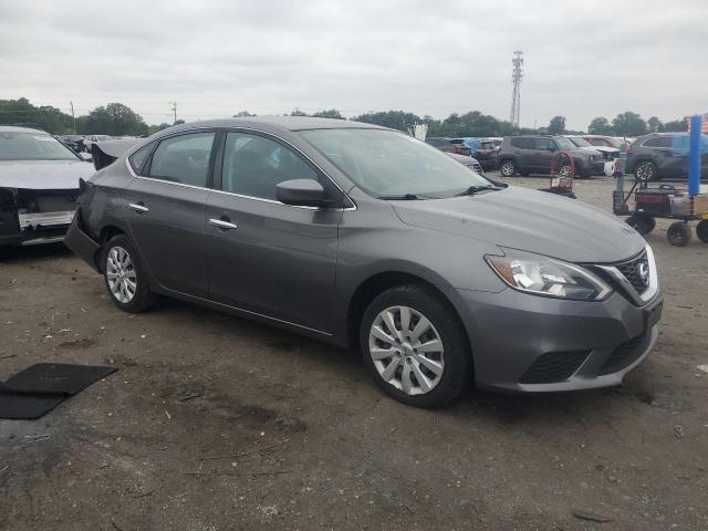 3N1AB7AP0JY331142 - 2018 NISSAN SENTRA S GRAY photo 4