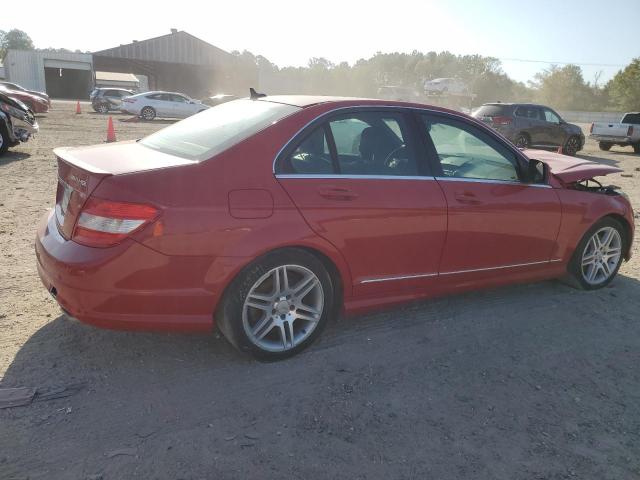 WDDGF56X28R026286 - 2008 MERCEDES-BENZ C 350 RED photo 3