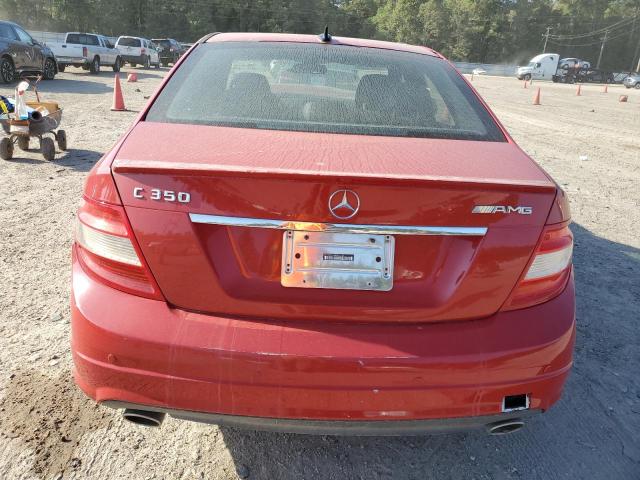 WDDGF56X28R026286 - 2008 MERCEDES-BENZ C 350 RED photo 6