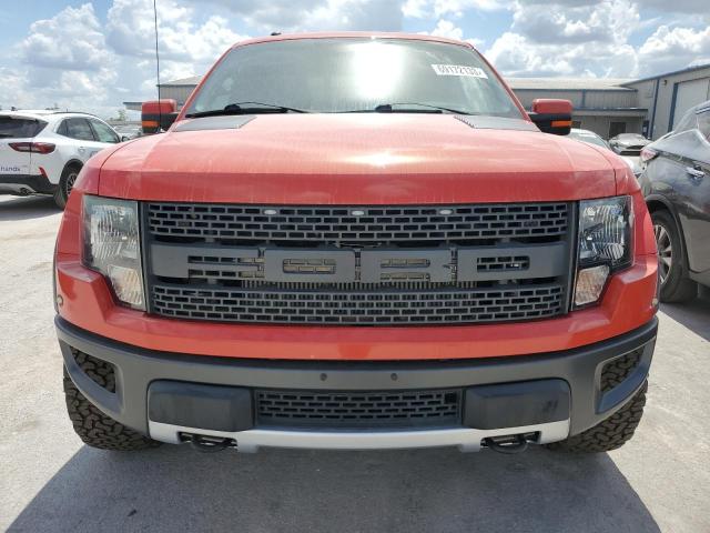 1FTEX1R69BFB14674 - 2011 FORD F150 SVT RAPTOR RED photo 5