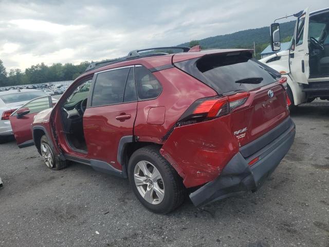 JTMR6RFVXMD009414 - 2021 TOYOTA RAV4 XLE BURGUNDY photo 2